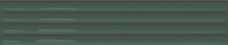 Настенная плитка DNA Plinto Out Green Gloss 10.7x54.2 глянцевая
