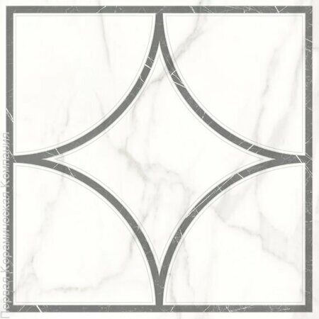 Керамогранит LB ceramics Каррара Нова геометрия 450x450 матовый