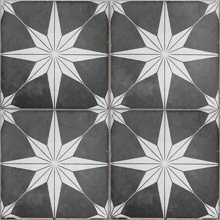 Керамогранит ETILI seramik Scintilla Night Black Pre-Cut 45x45 матовый