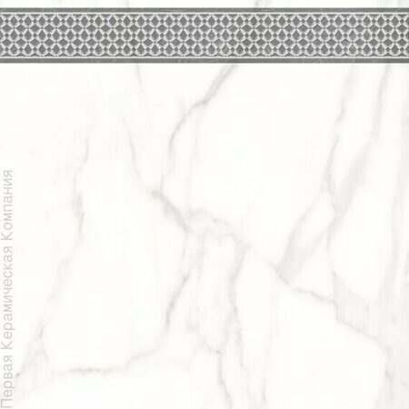 Керамогранит LB ceramics Каррара Нова декор 450x450 матовый