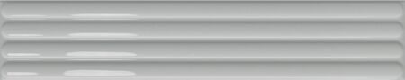Натенная плитка DNA Plinto Out Grey Gloss 10.7x54.2 глянцевая